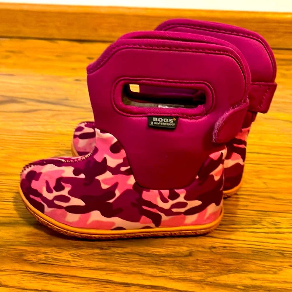 Baby Bogs Pink Camo